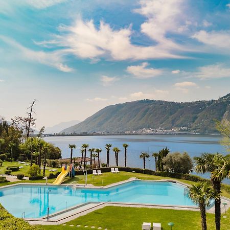 Luganersee, Pool, Strand, Parkplatz, Suite 204 Bissone Exterior foto